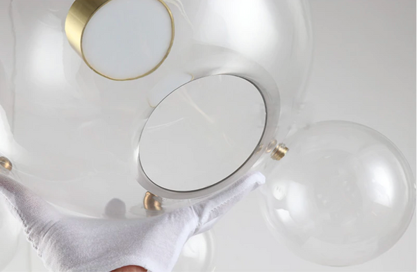 Glass Ball Bubble Sphere Chandelier - Vintiige