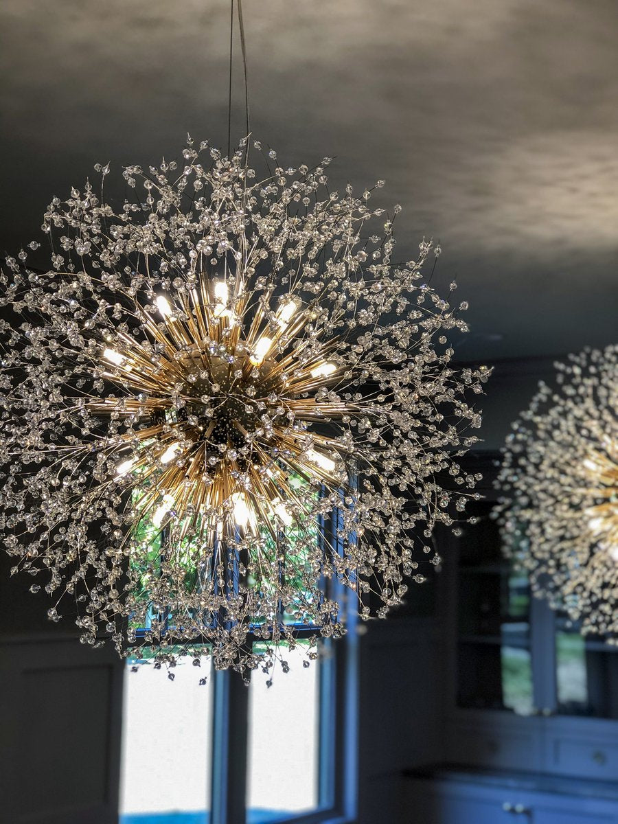 Crystal Dandelion Chandelier - Vintiige