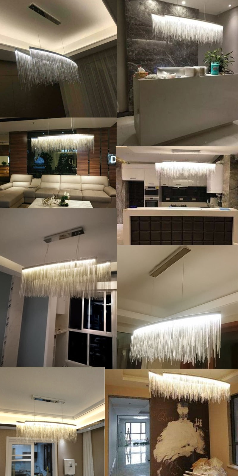 Charleston Tassel Fringe Ceiling Chandelier - Vintiige
