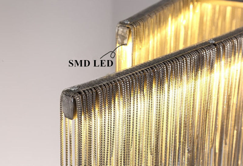 Charleston Tassel Fringe Ceiling Chandelier - Vintiige
