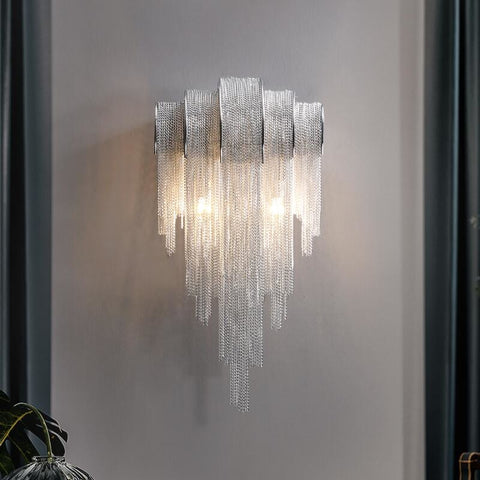 Stalasso Luxury Tassel Metallic Wall Light - Vintiige