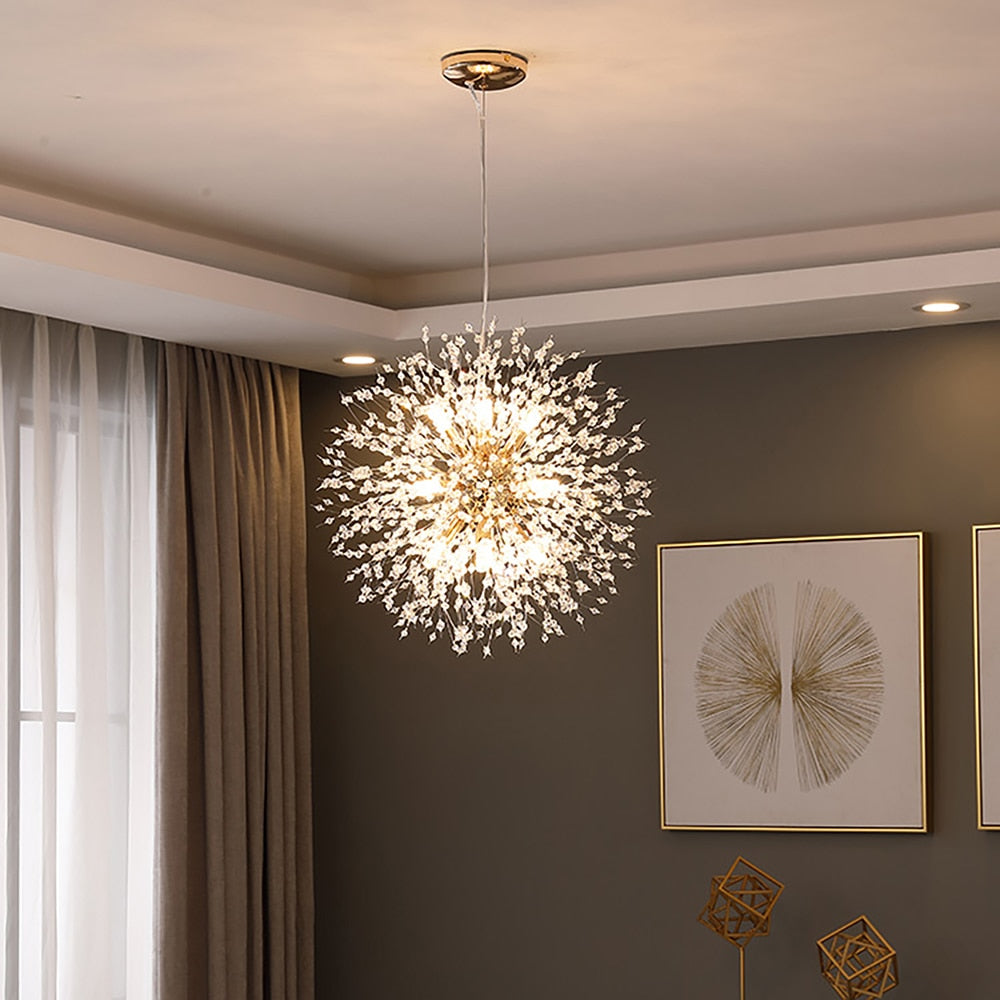 Crystal Dandelion Chandelier - Vintiige