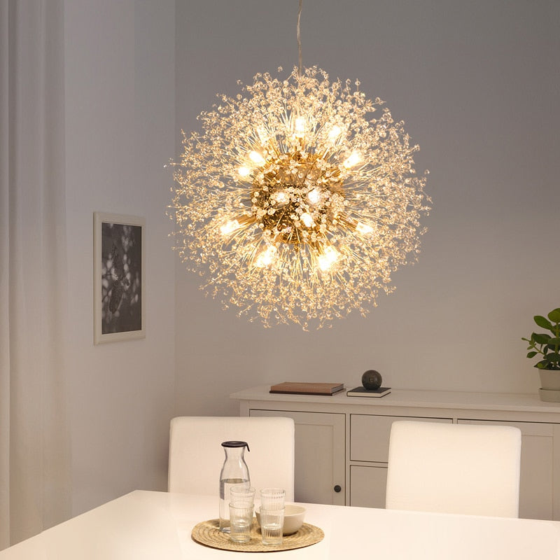 Crystal Dandelion Chandelier - Vintiige