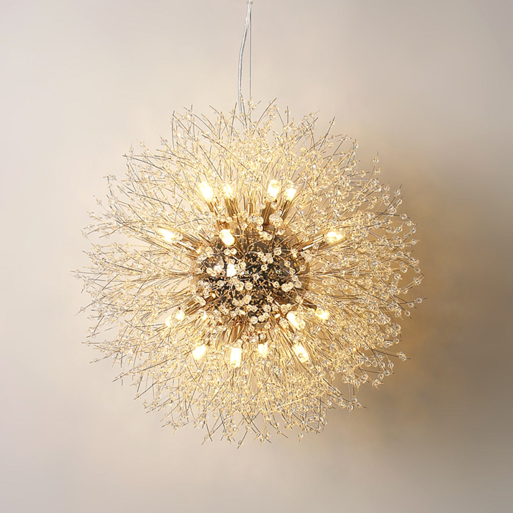 Crystal Dandelion Chandelier - Vintiige