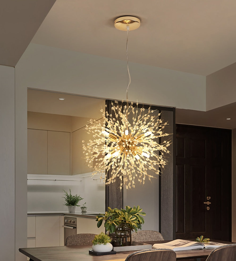 Crystal Dandelion Chandelier - Vintiige