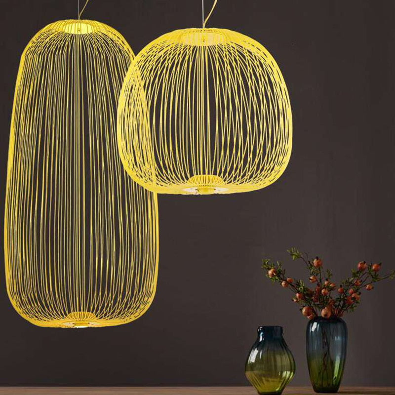 Nordic Foscarini Spokes Cage Ceiling Light - Vintiige