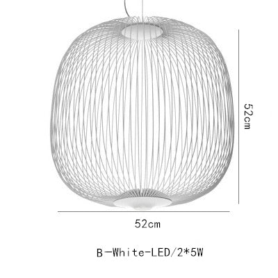 Nordic Foscarini Spokes Cage Ceiling Light - Vintiige