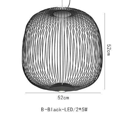 Nordic Foscarini Spokes Cage Ceiling Light - Vintiige