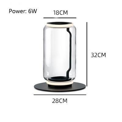 Glass Tubular Reflecting Floor Lamps