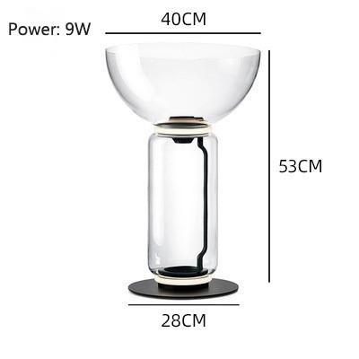 Glass Tubular Reflecting Floor Lamps