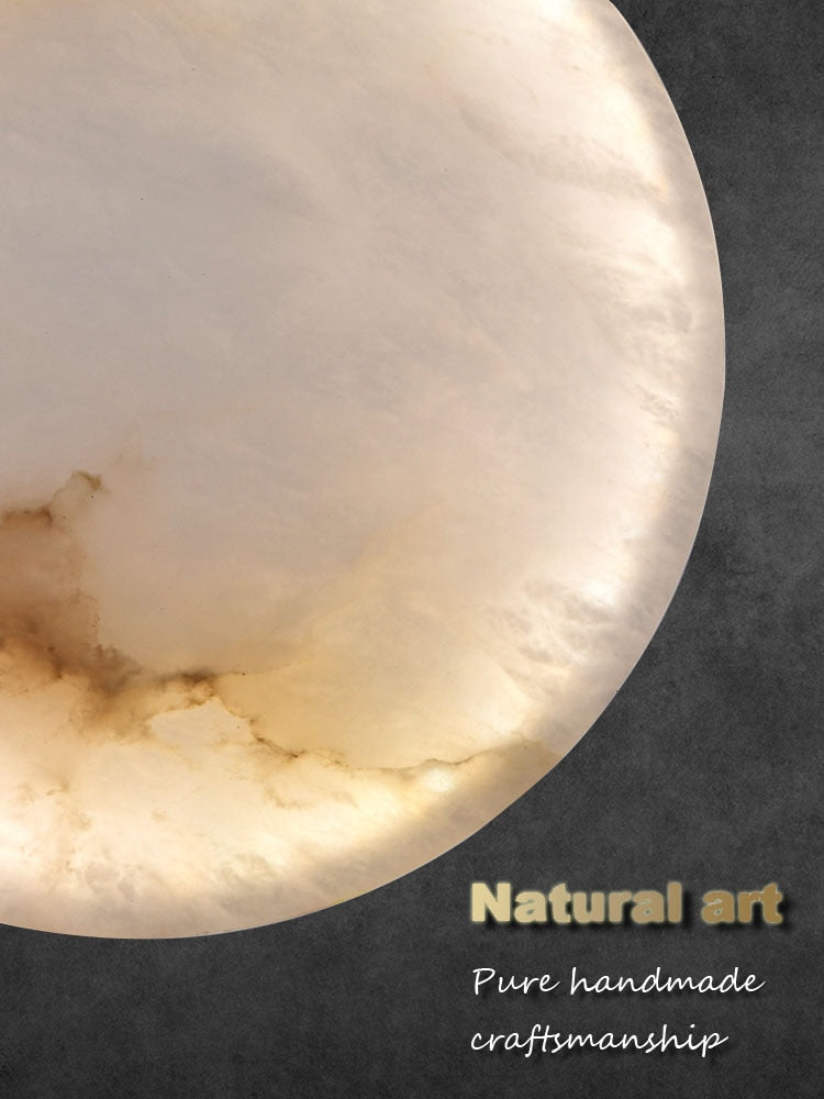 Marble Disc Pendant Ceiling Light