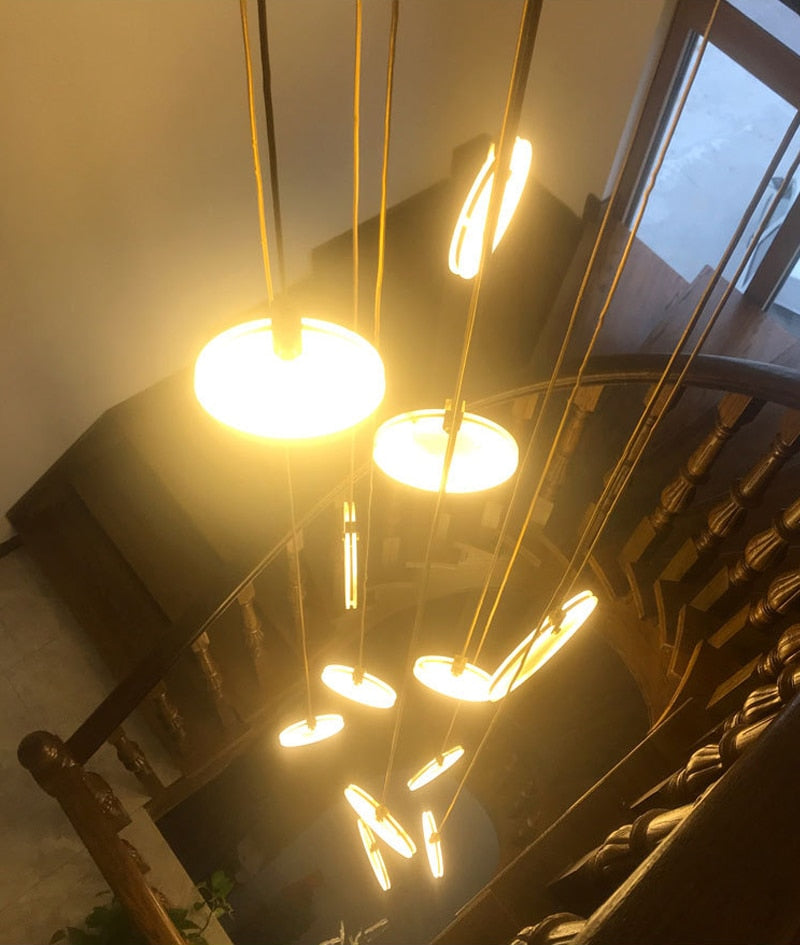 Marble Disc Pendant Ceiling Light