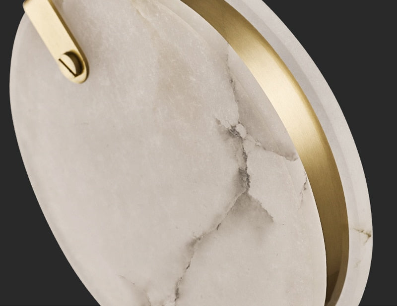 Marble Disc Pendant Ceiling Light