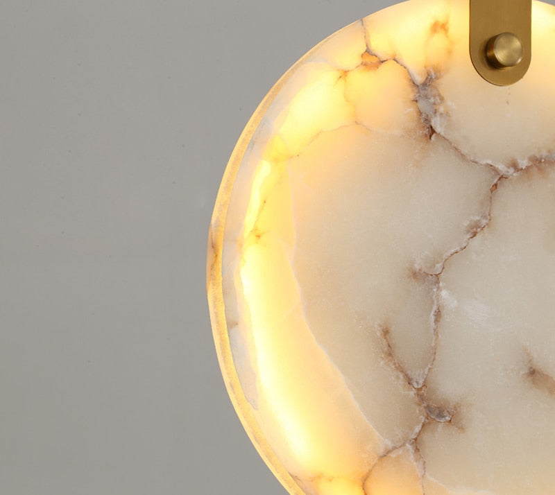 Marble Disc Pendant Ceiling Light