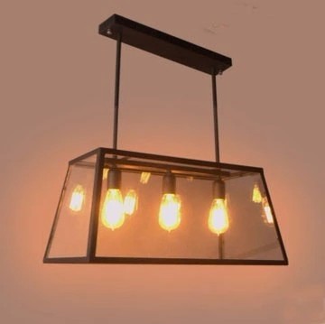 Industrial Trapezoid Prism Frame Lampshade - Vintiige