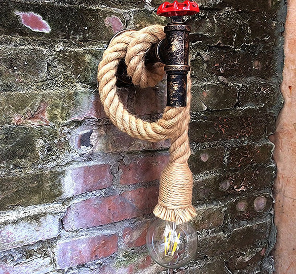 Wall Mounted Vintage Rope Light - Vintiige