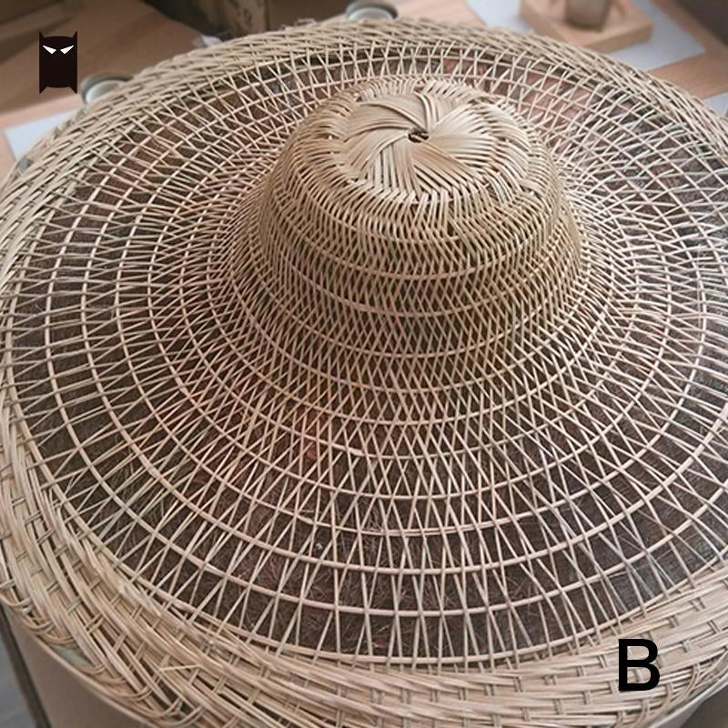 Bamboo Wicker Rattan Pendant Light - Vintiige