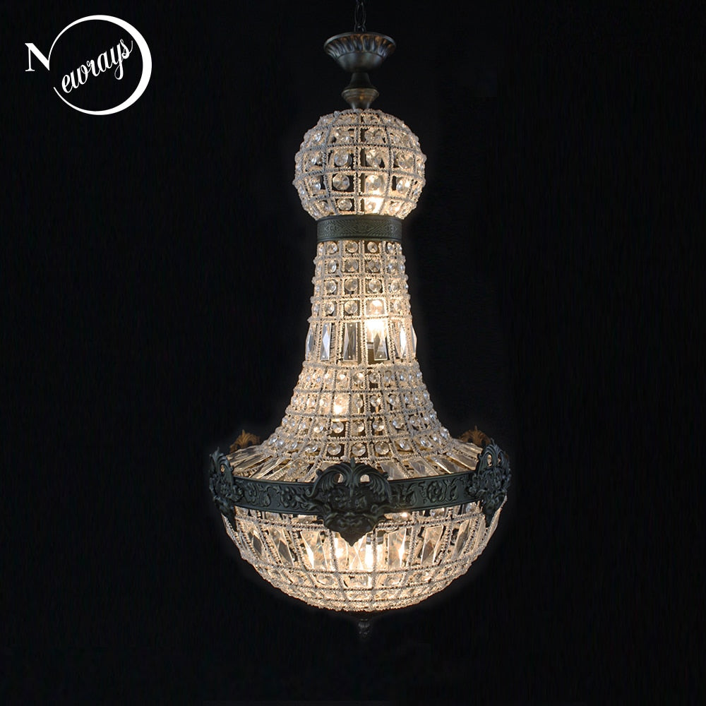 Regal Empire Crystal Chandelier - Vintiige