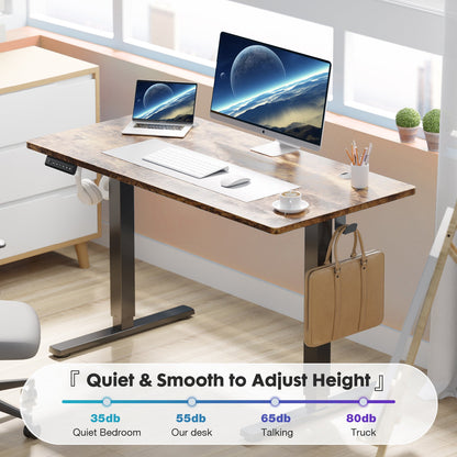 63" Adjustable Height Electric Standing Desk