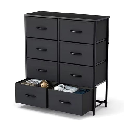 Kids' Storage Cabinet w/ 8 Fabric Drawers