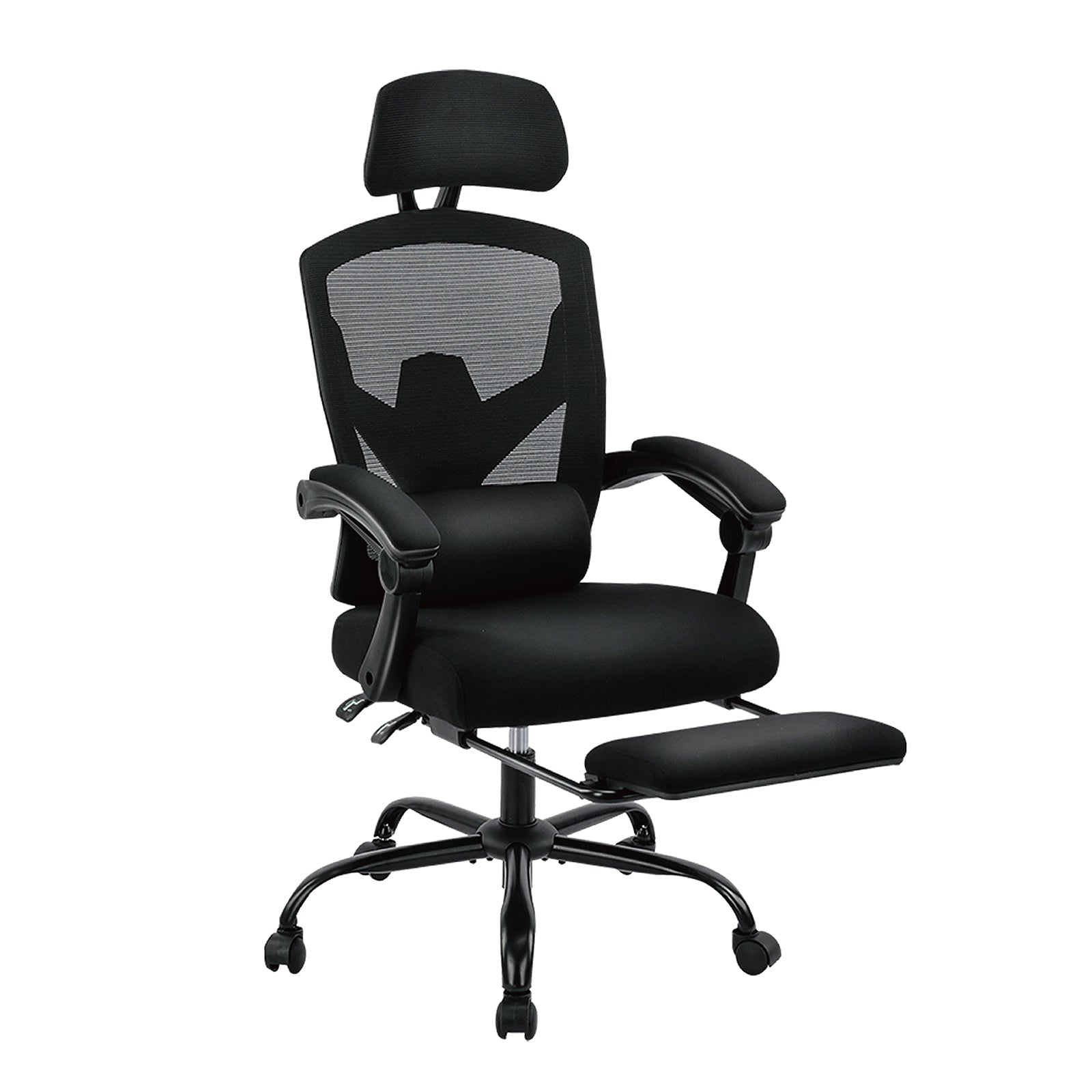 Reclining & Swivel Mesh Gaming Chair w/ Lumbar Support