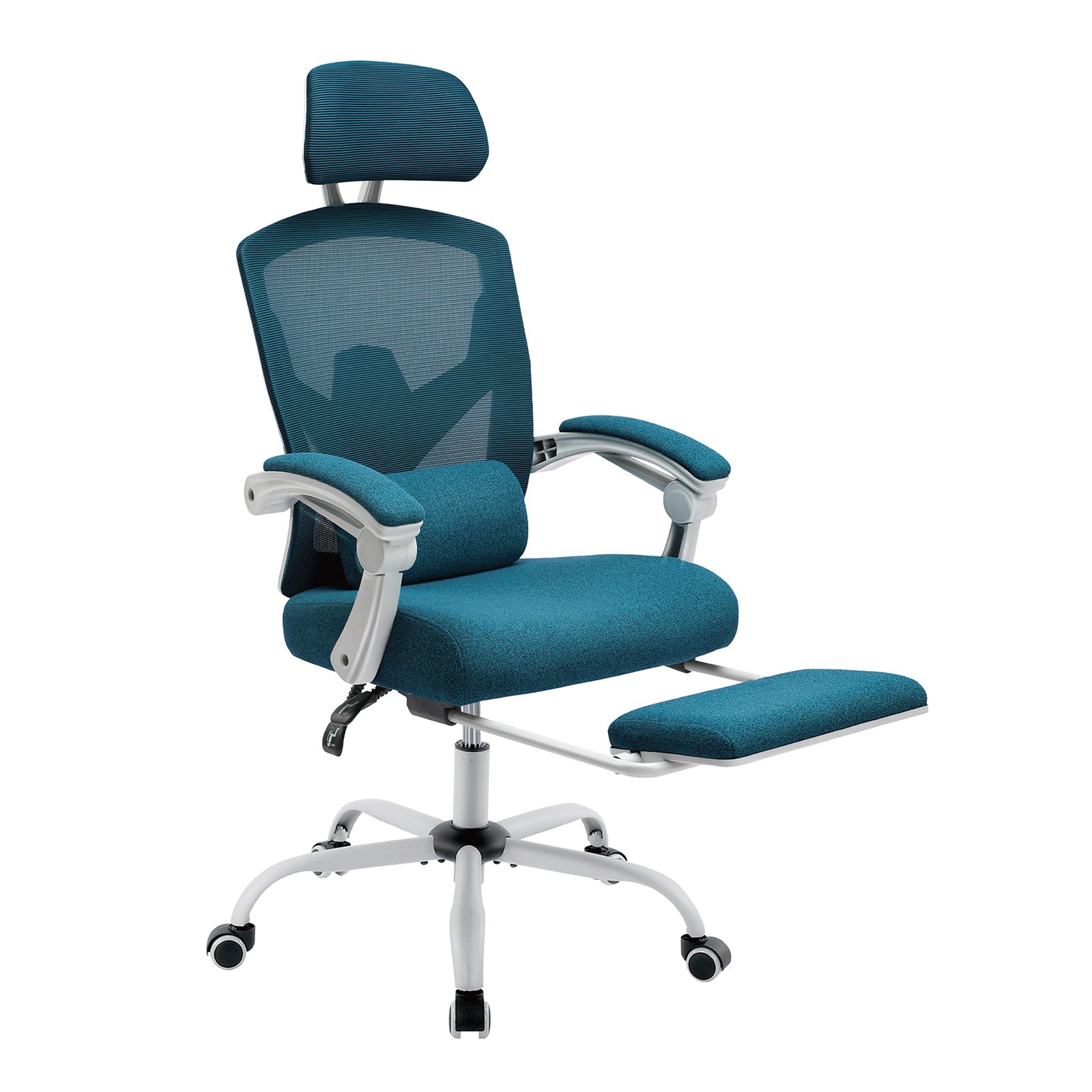 Reclining & Swivel Mesh Gaming Chair w/ Lumbar Support