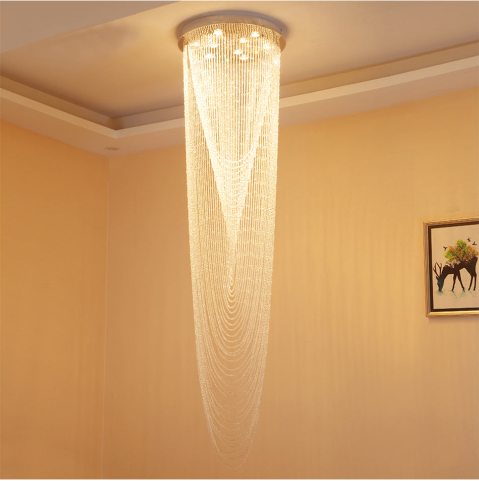 Rene Crystal Drape Chandelier - Vintiige