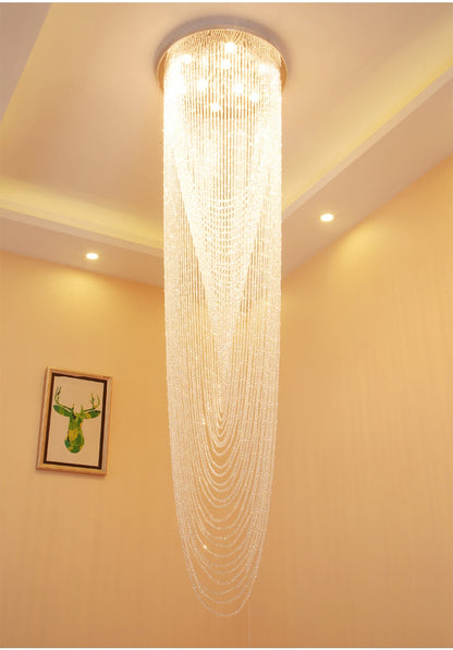 Rene Crystal Drape Chandelier - Vintiige