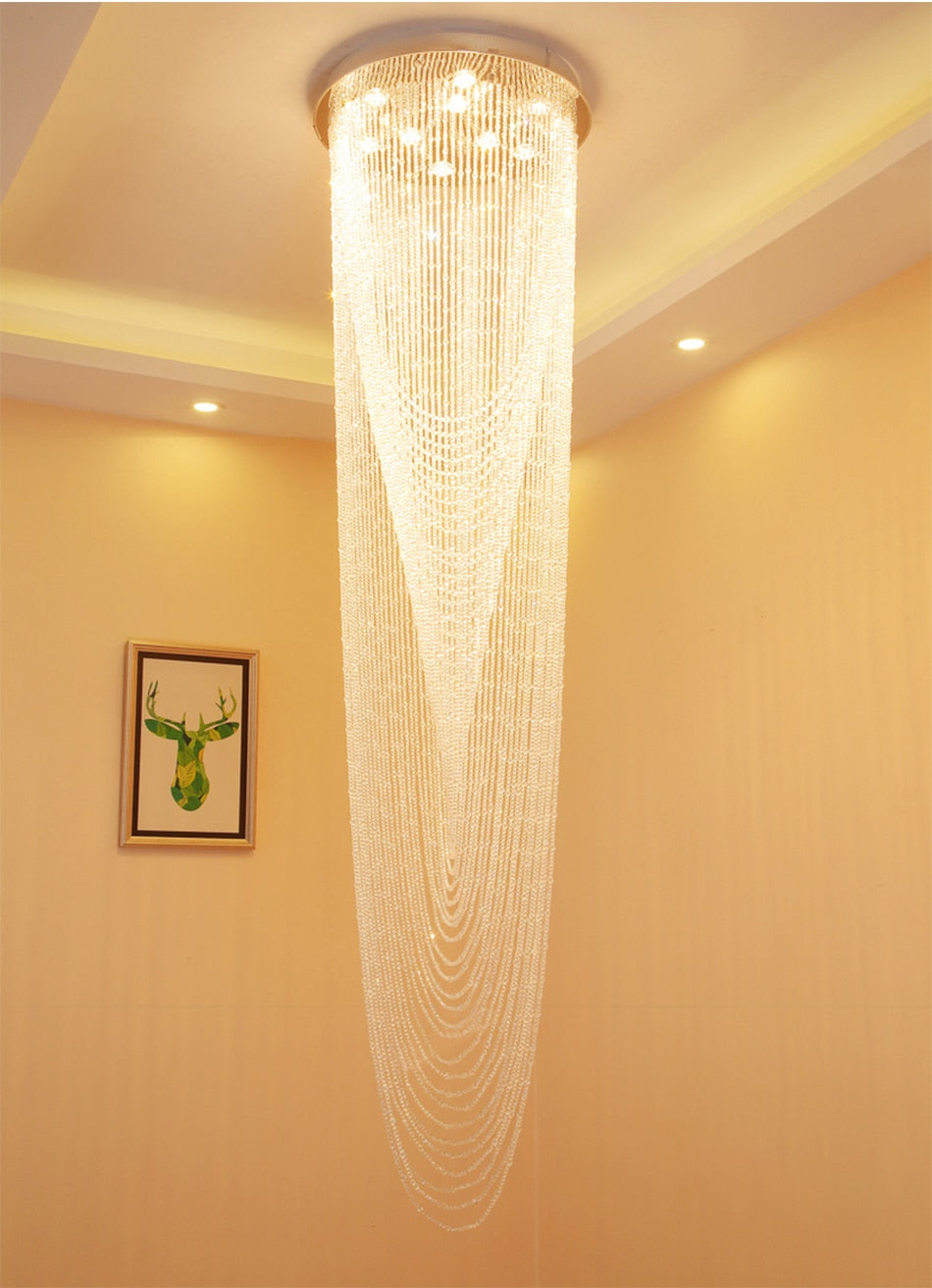 Rene Crystal Drape Chandelier - Vintiige