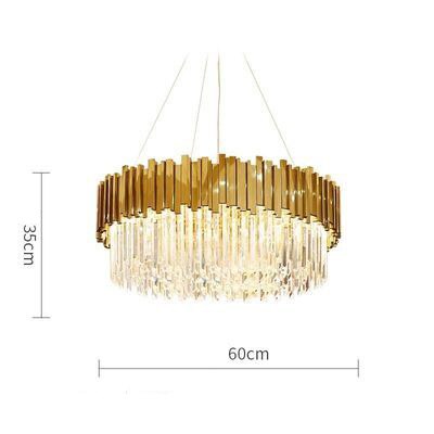 Argo Art Deco Circular Crystal Chandelier - Vintiige