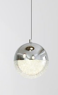 Long Nordic Demi-Orbs LED Chandelier - Vintiige