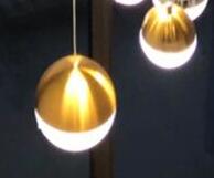 Long Nordic Demi-Orbs LED Chandelier - Vintiige