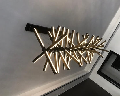 Modern LED Fishbone Pendant Light - Vintiige