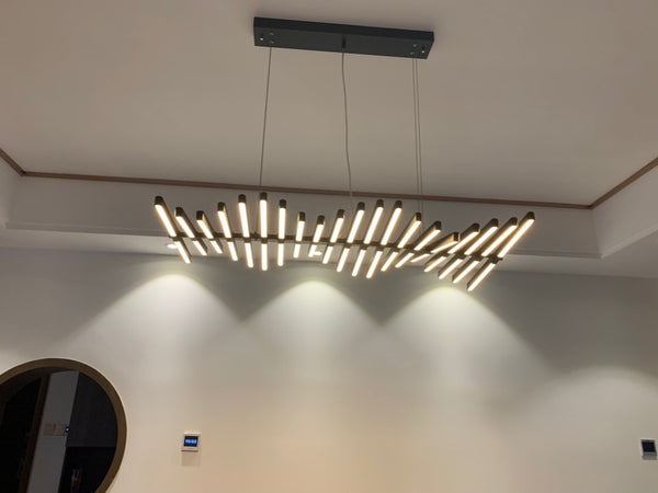 Modern LED Fishbone Pendant Light - Vintiige