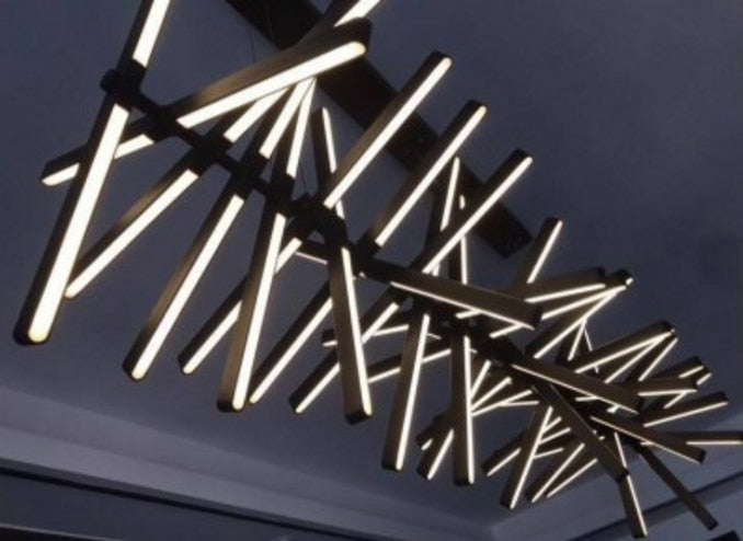 Modern LED Fishbone Pendant Light - Vintiige