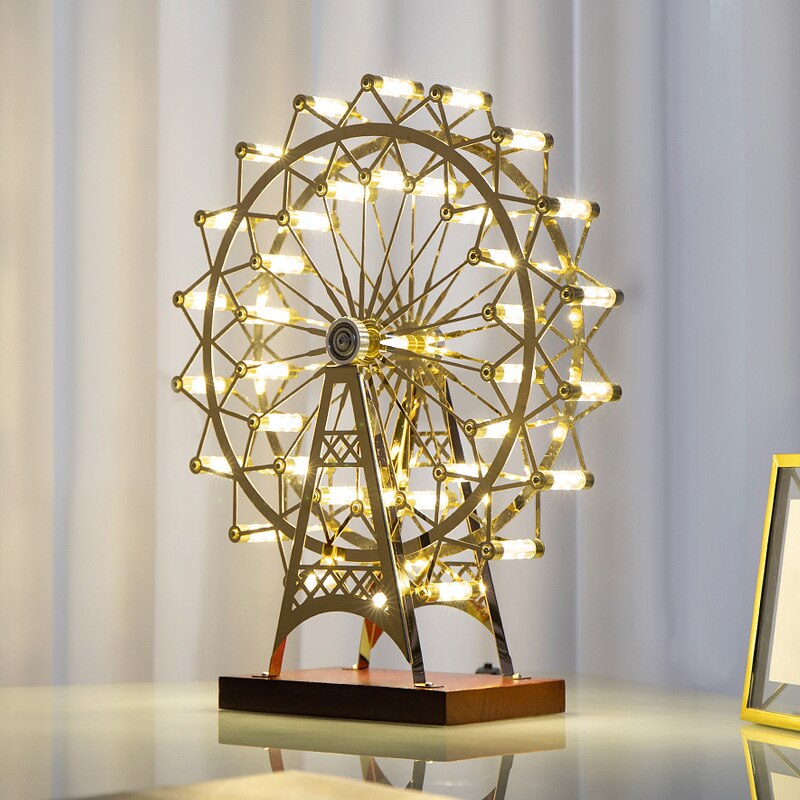 Rotating Ferris Wheel Desk Lamp