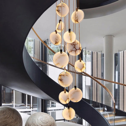 Marble Disc Pendant Ceiling Light
