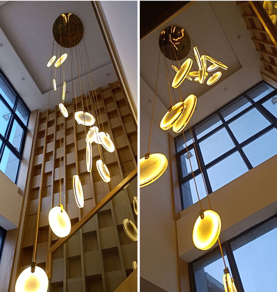 Marble Disc Pendant Ceiling Light