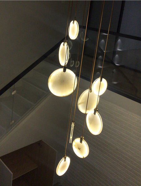 Marble Disc Pendant Ceiling Light