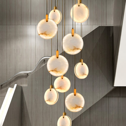 Marble Disc Pendant Ceiling Light