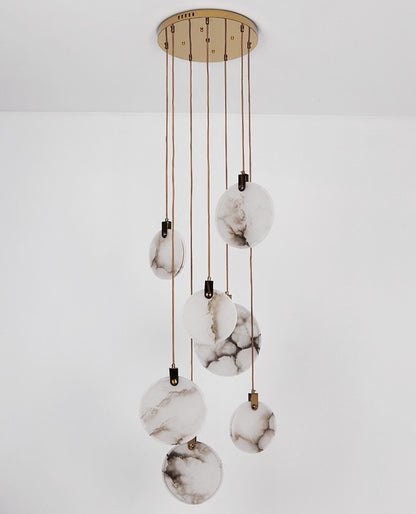 Marble Disc Pendant Ceiling Light