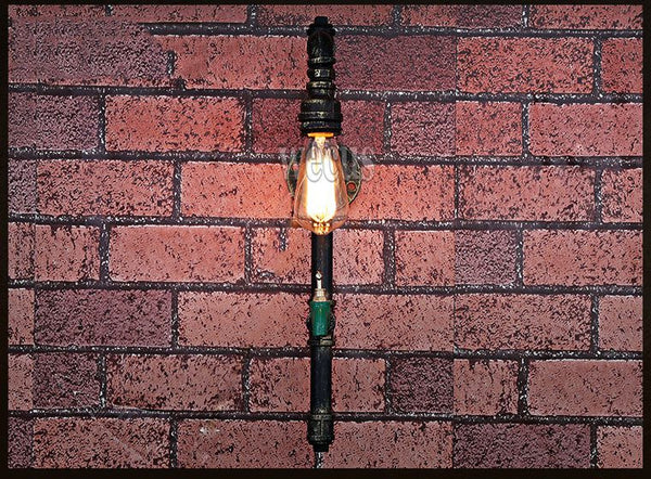 Retro Water Pipe Wall Lamp - Vintiige