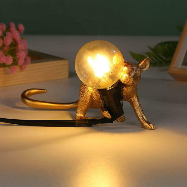 Gold Mouse Desk Lamps - Trio (3PCS)