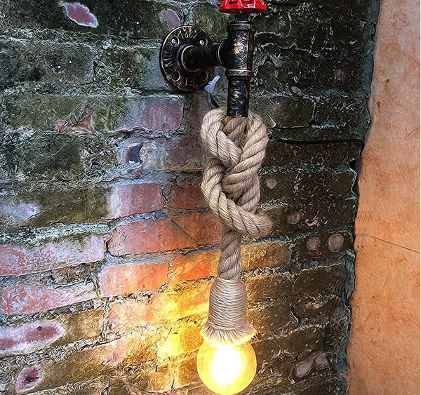 Wall Mounted Vintage Rope Light - Vintiige