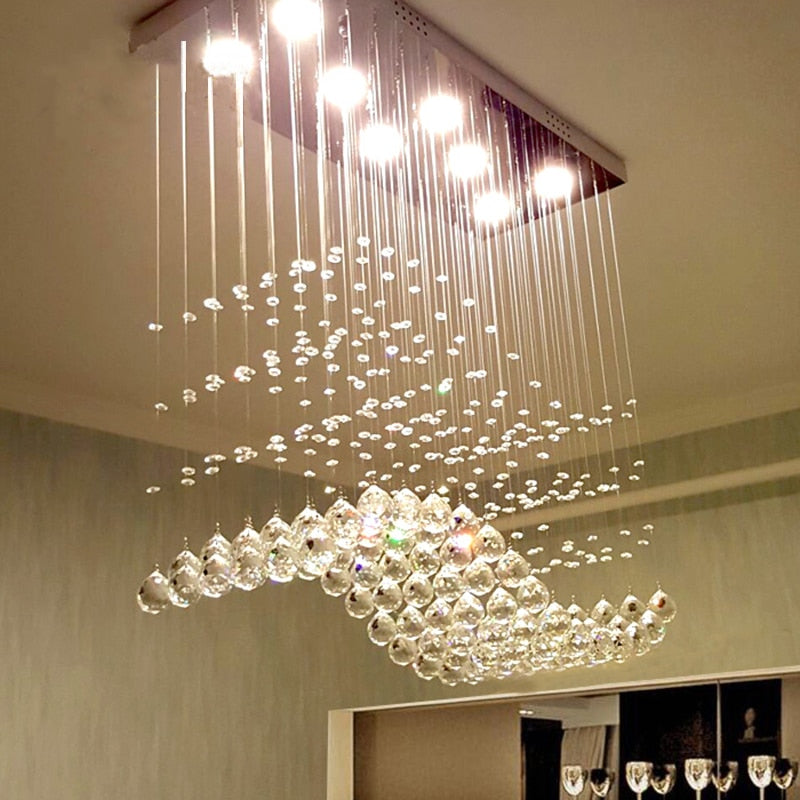 Crystal Ceiling Pendant Chandelier - Vintiige