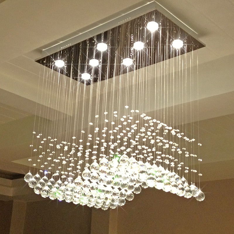 Crystal Ceiling Pendant Chandelier - Vintiige