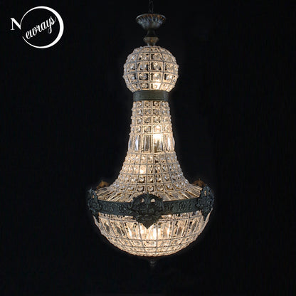 Regal Empire Crystal Chandelier - Vintiige